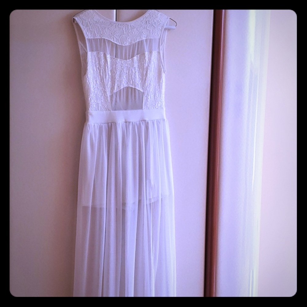White long romper